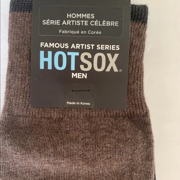 Hotsox Famous Artist Series Mens George Washington Crew Socks Size 10-13 - Picture 8 of 9